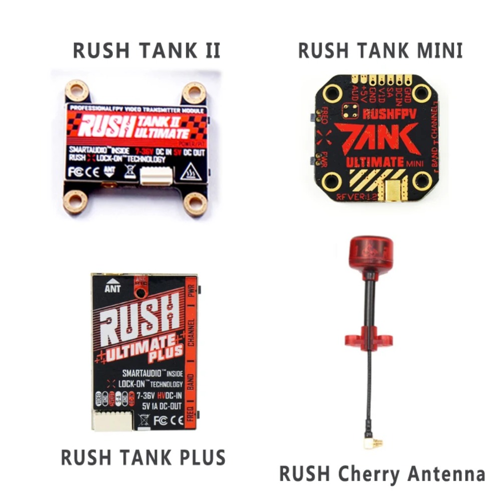 Drone Racing Vtx - RUSH TANK Ultimate II/Mini/ PLUS/solo VTX