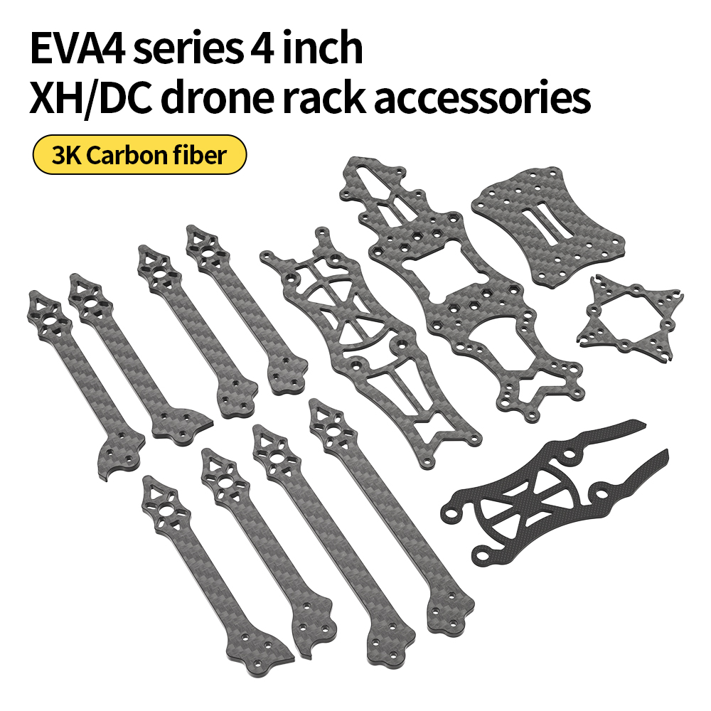 Drone Racing Frame - EVA4 Parts FPV Racing Drone All