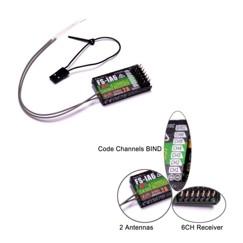 Flysky FS-IA6 Receiver 6CH Dua - Drone Racing Battery incelemesi ve fiyatı