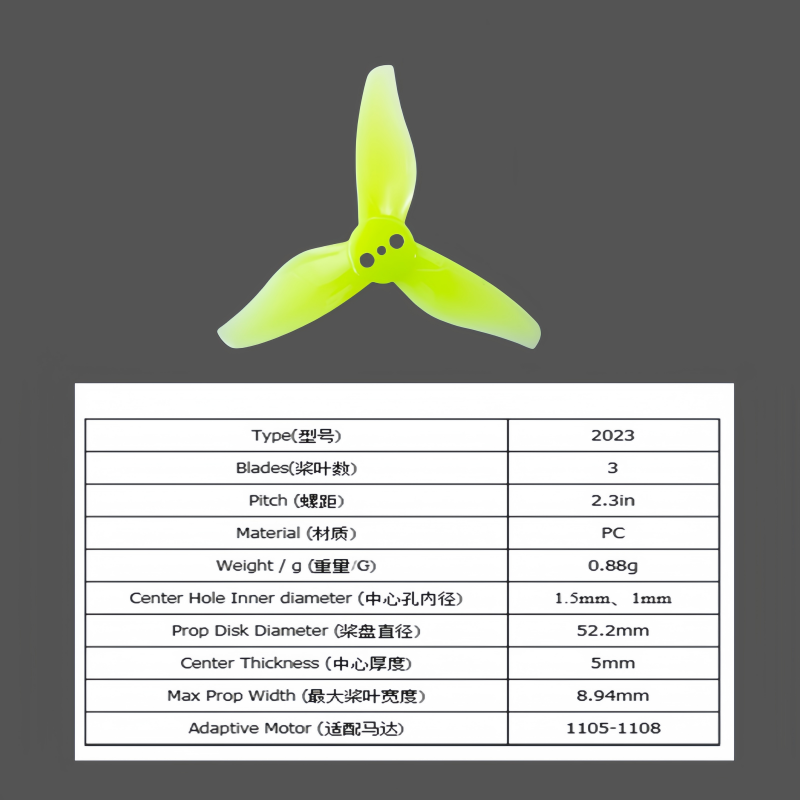 Gemfan 2023 three bladed 2-inc - Drone Racing Gate incelemesi ve fiyatı