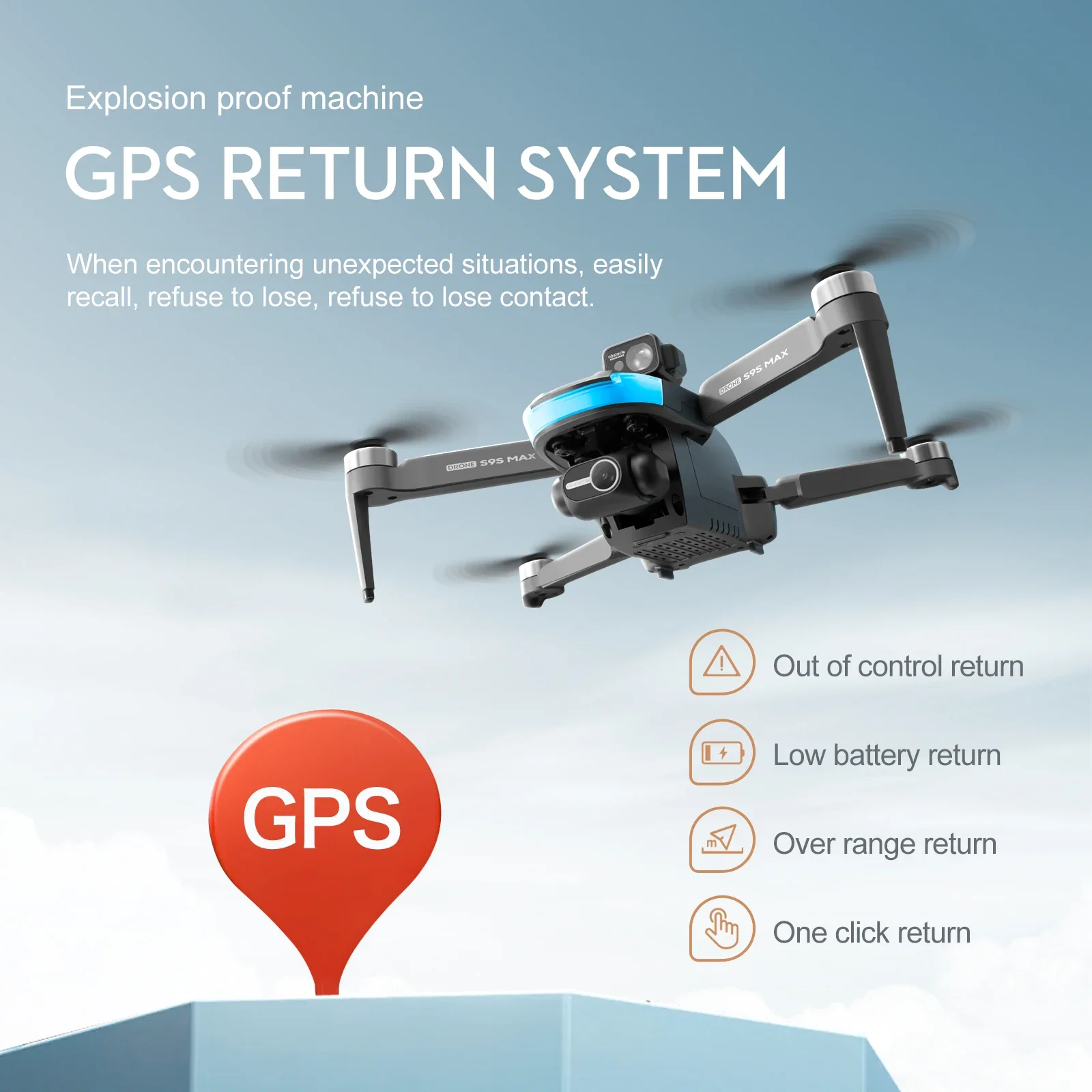 NEW S9S MAX MINI Drone 4K 2-Ax - Drone Racing Camera incelemesi ve fiyatı