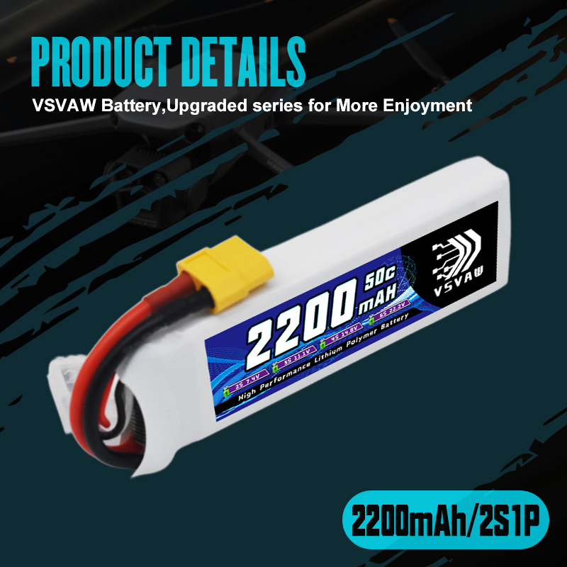 VSVAW 7.4V 2200mah 2S Drone Li - Drone Racing Battery incelemesi ve fiyatı