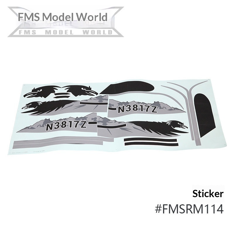 FMS RC Plane Decals For 1700mm - Drone Racing Motor incelemesi ve fiyatı