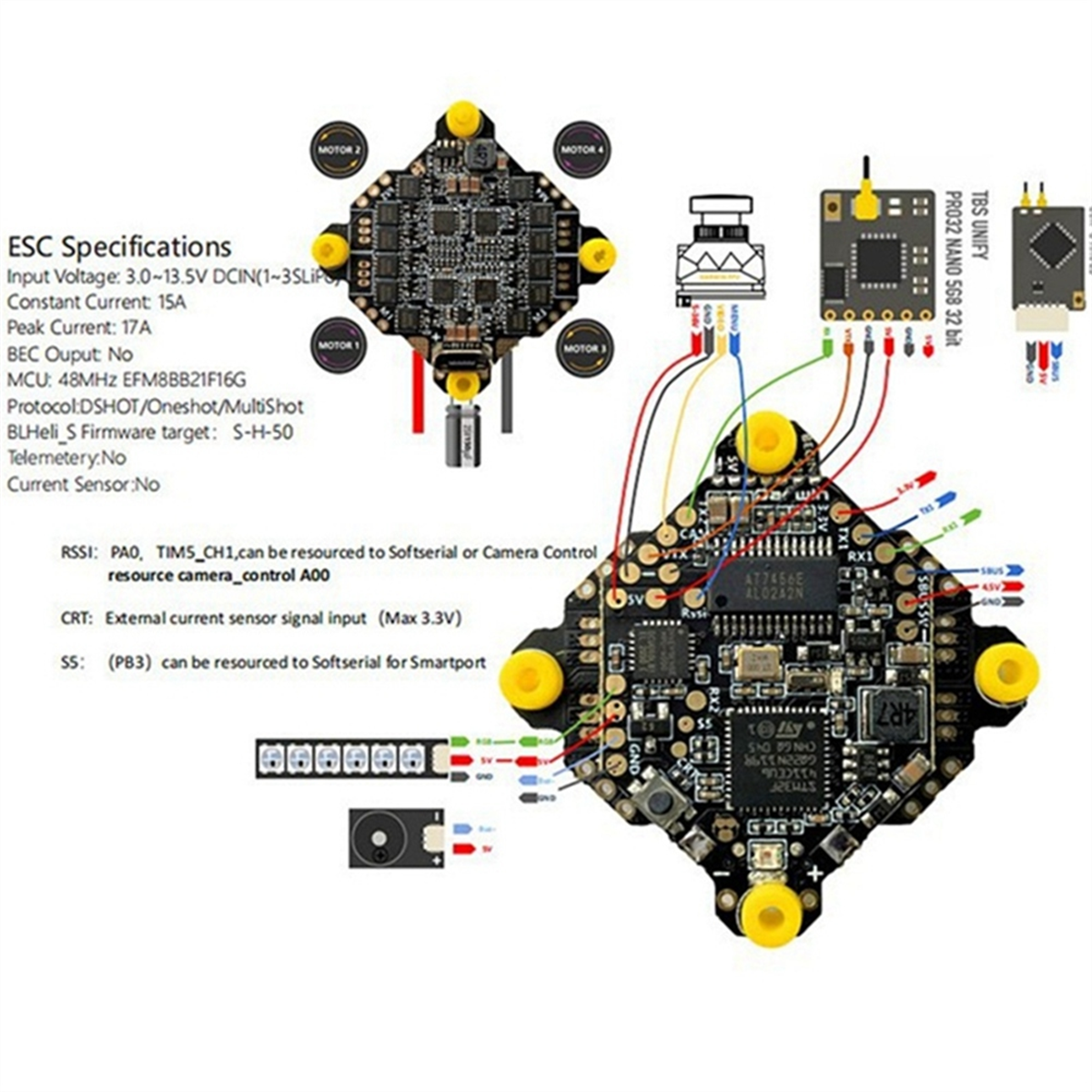 NEW F411 AIO Flight Controller - Drone Racing Flight Controller incelemesi ve fiyatı