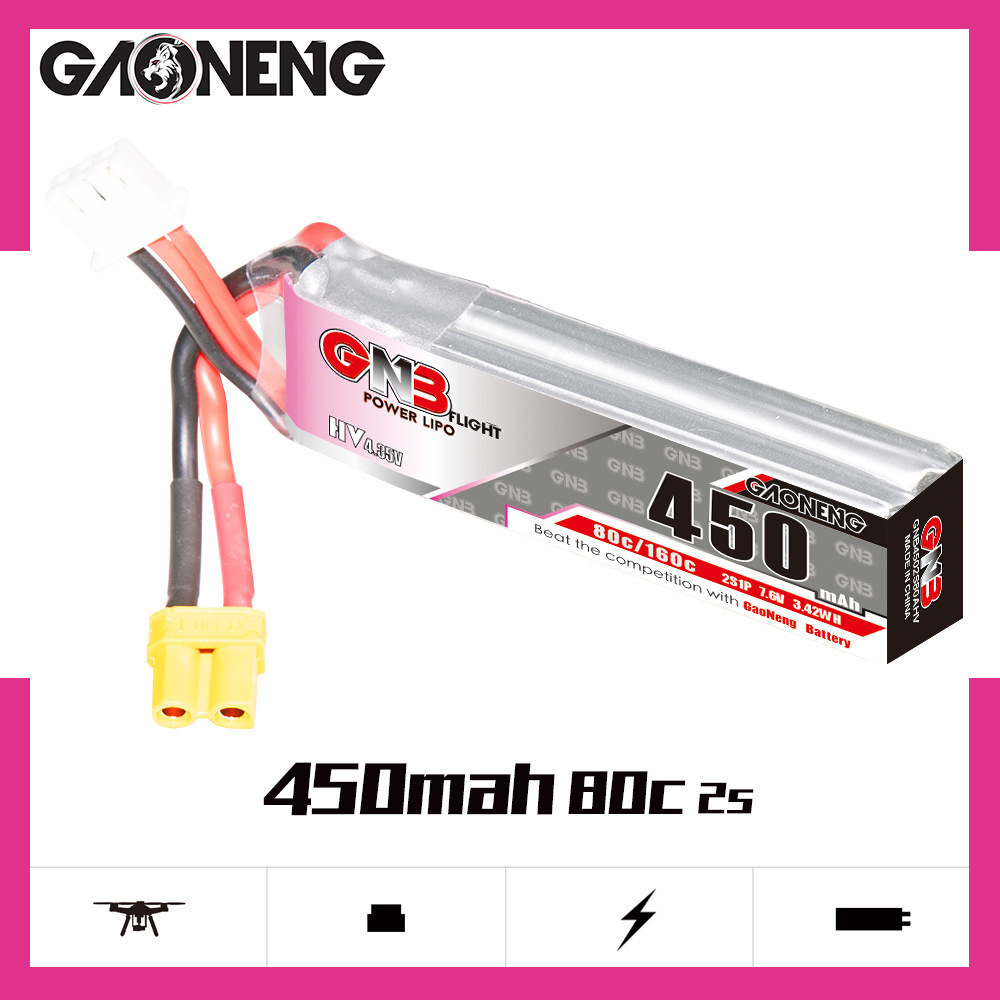 GNB LiPo Battery HV 2S 7.6V 45 - Drone Racing Battery incelemesi ve fiyatı