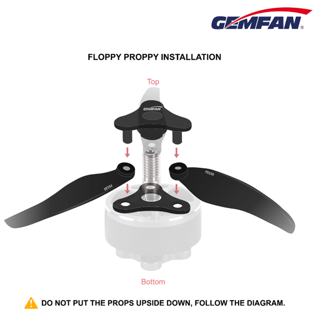 Folding Propeller 5135 Gemfan  - Drone Racing Esc incelemesi ve fiyatı