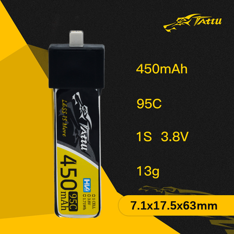 3Pcs NEW TATTU 450/500/550mAh  - Drone Racing Battery incelemesi ve fiyatı