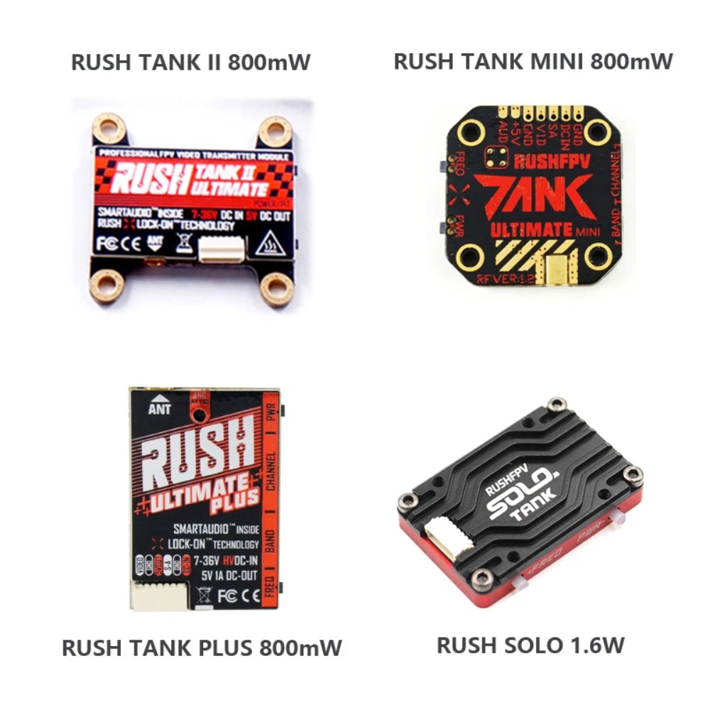 RUSH TANK Ultimate II/Mini/ PL - Drone Racing Vtx incelemesi ve fiyatı