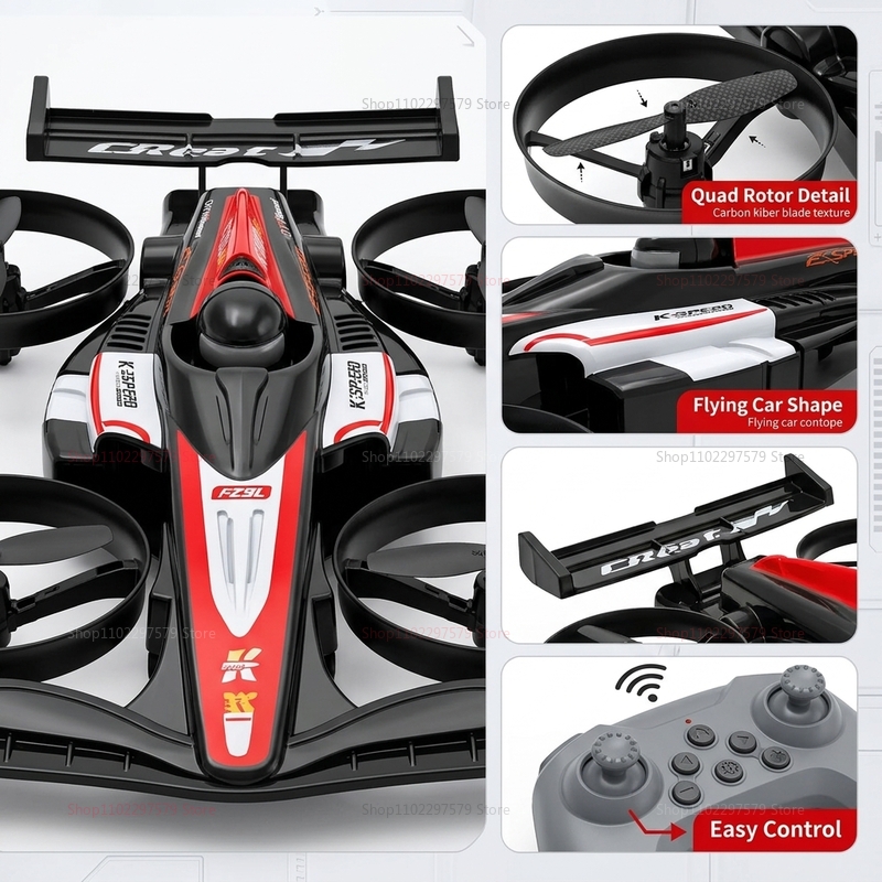 Mini RC Flying Car Transformab - Drone Racing Flight Controller incelemesi ve fiyatı