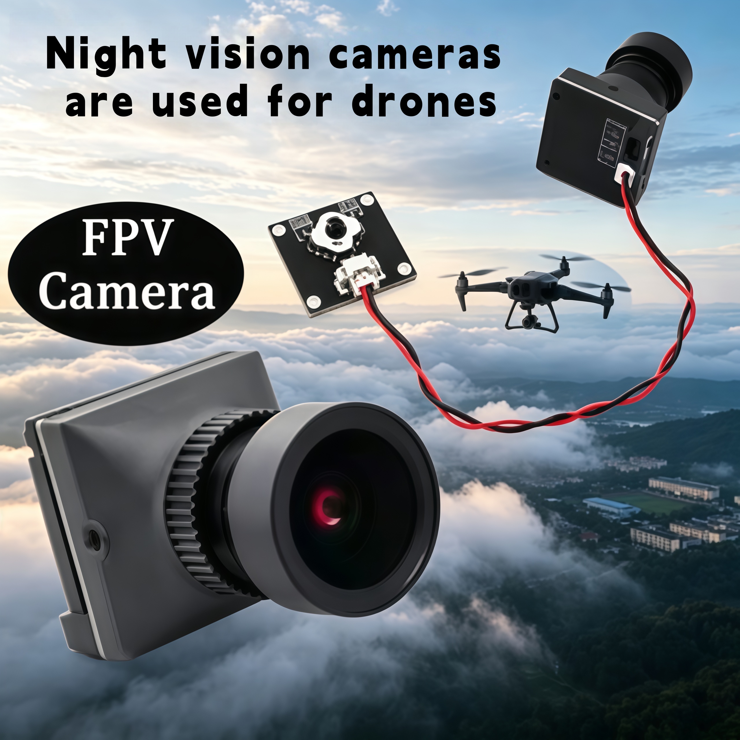1500TVL HD CADDX Snail FPV Cam - Drone Racing Camera incelemesi ve fiyatı