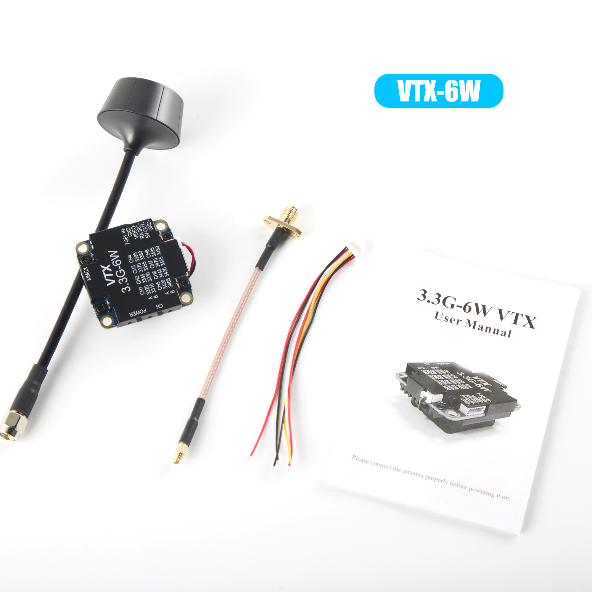 FPV Video Transmitter 3.3G 6W  - Drone Racing Vtx incelemesi ve fiyatı