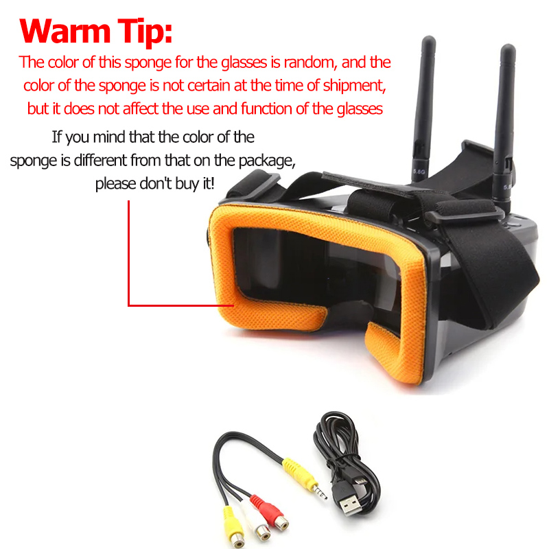 VR009 FPV Video Goggles 3Inch  - Drone Racing Goggles incelemesi ve fiyatı